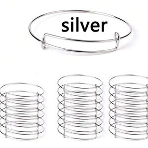 CRAFT SUPPLIES Silver bracelets